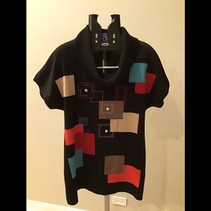 Color block sweater dress/tunic. Size L/XL